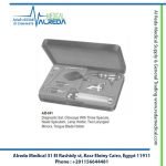 طقم فحص وتشخيص طبي منظار أذن وعين Diagnostic Set ألماني وإنجليزي وباكستاني شركة الرضا
