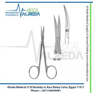 مقص ايرس منحنى 11.5 سم