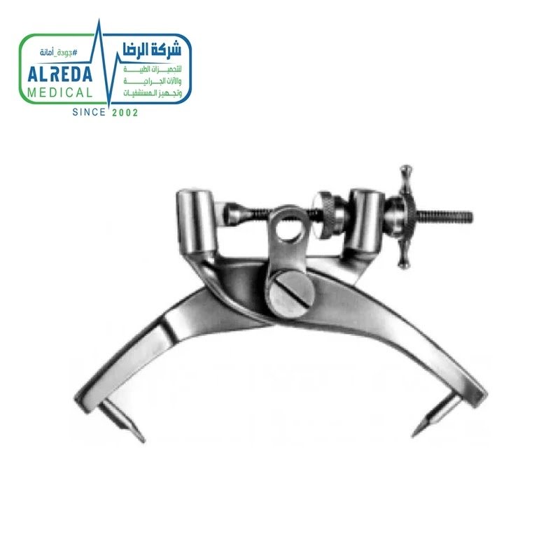 ملقط شد الفقرات العنقية كروتش فيلد عبر عظام الجمجمة معتمد الشراء الموحد شركة الرضا Crutchfield Cervical Traction Tongs Cervical Skeletal Traction Skull Tongs UPA Approved Alreda Medical Cairo
