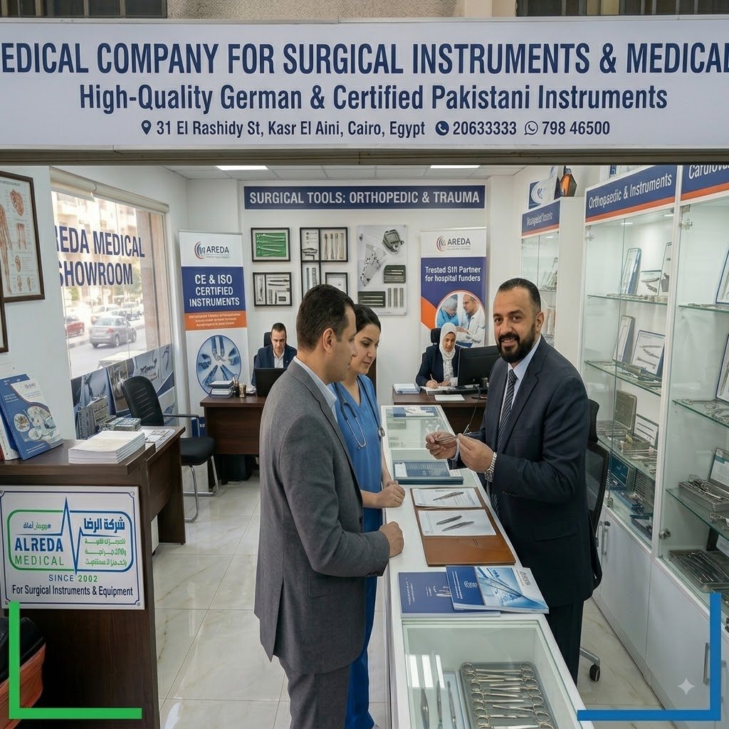 الآت جراحية و ادوات جراحة شركة الرضاsurgical neuro plastic rectal ENT vascolar orthobdic genral surgery