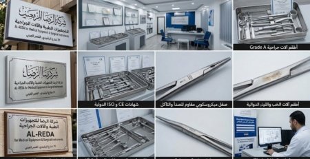 صيانة الآلات الجراحية شركة الرضا alreda medical surgical instruments sets