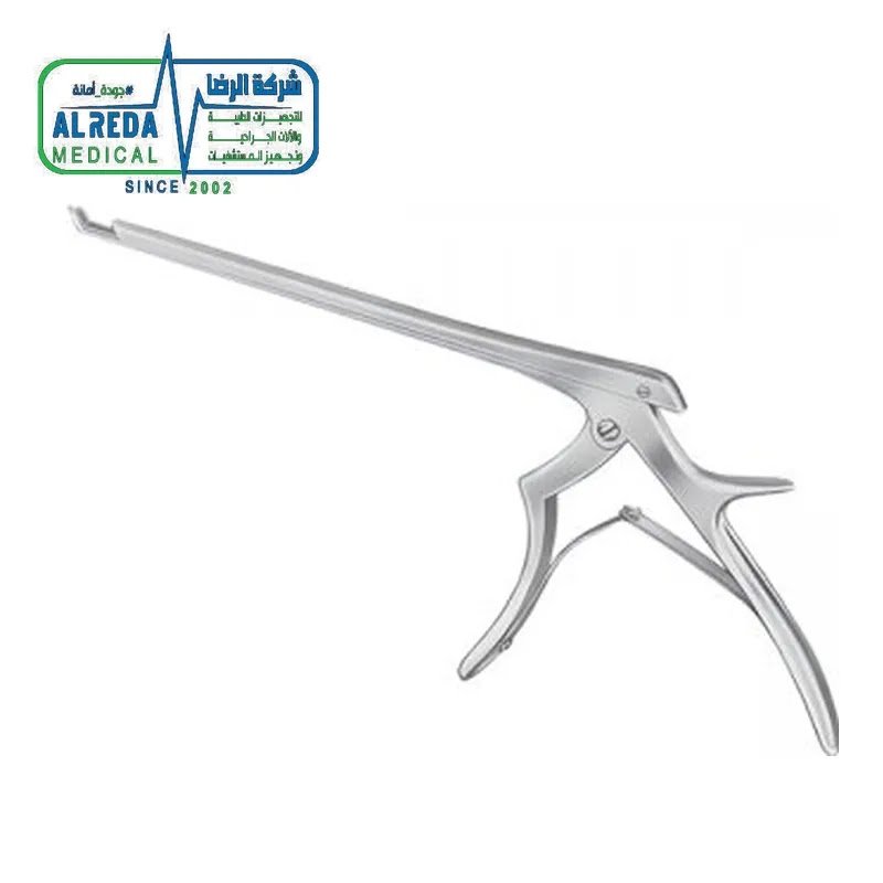 قاطع وبنش عظام وفقرات كيريسون ألماني وإنجليزي وباكستاني شركة الرضا Kerrison Laminectomy Bone Punch Rongeur Spine Neurosurgery German UK Pakistani Grade Alreda Medical