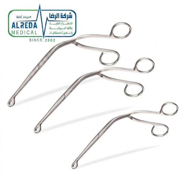 ملقط التخدير والتنبيب الرغامي ماجيل Magill Forceps ألماني وإنجليزي وباكستاني Magill Intubation Catheter Forceps Anesthesia German UK Pakistani Grade Alreda Medical شركة الرضا