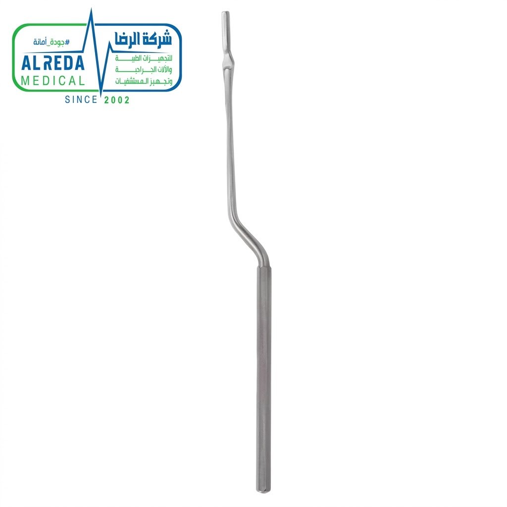 يد ومقبض مشرط جراحي بايونيت أسطوانية مستديرة بطول 21 سم Bayonet Round Scalpel Handle ألماني وإنجليزي وباكستاني شركة الرضا Bayonet Circular Round Scalpel Handle 21cm for Neurosurgery and Microsurgery German UK Pakistani Grade Alreda Medical