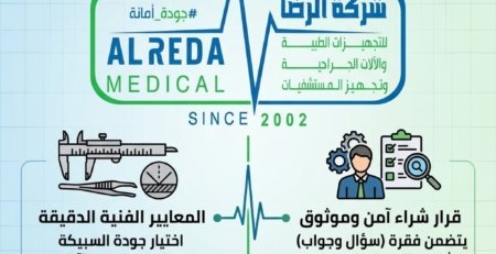 دليل شراء الآلات الجراحية الشامل كيف تختار وتشتري أدوات غرف العمليات والمستشفيات من شركة الرضا alreda medical