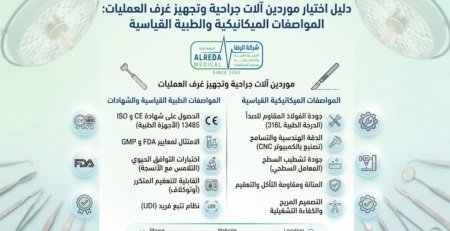 موردين آلات جراحية وتجهيز Surgical Instruments Suppliers & Operating Room غرف العمليات شركة الرضا