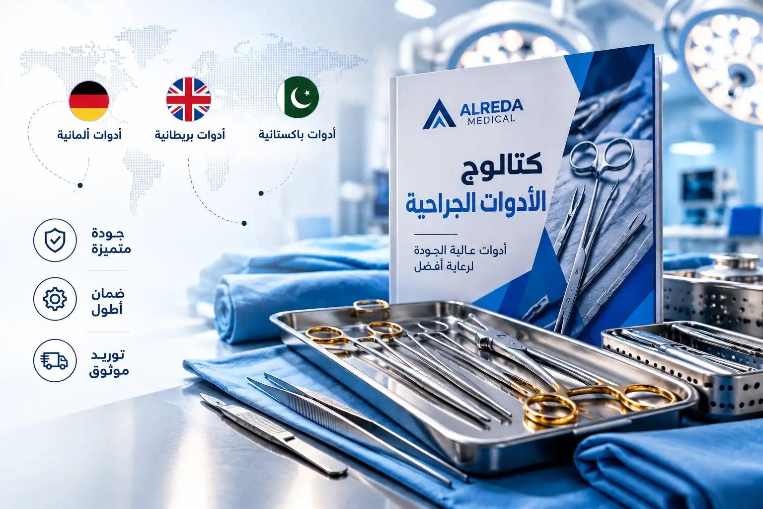 كتالوج الأدوات الجراحية استلس شركة الرضا