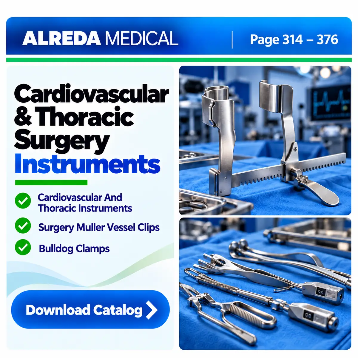 Alreda Medical Cardiovascular Thoracic Instruments Catalog