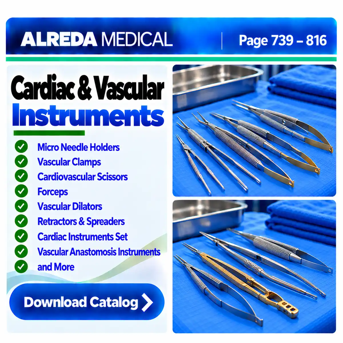 Cardiac Vascular Instruments ALREDA Catalog