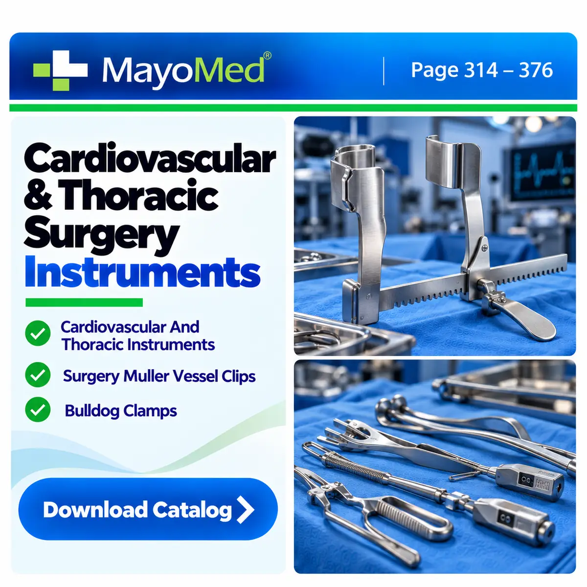 Cardiovascular Thoracic Surgery Instruments Catalog
