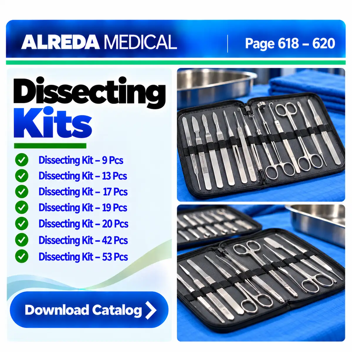 Dissecting Kits Instruments ALREDA Catalog