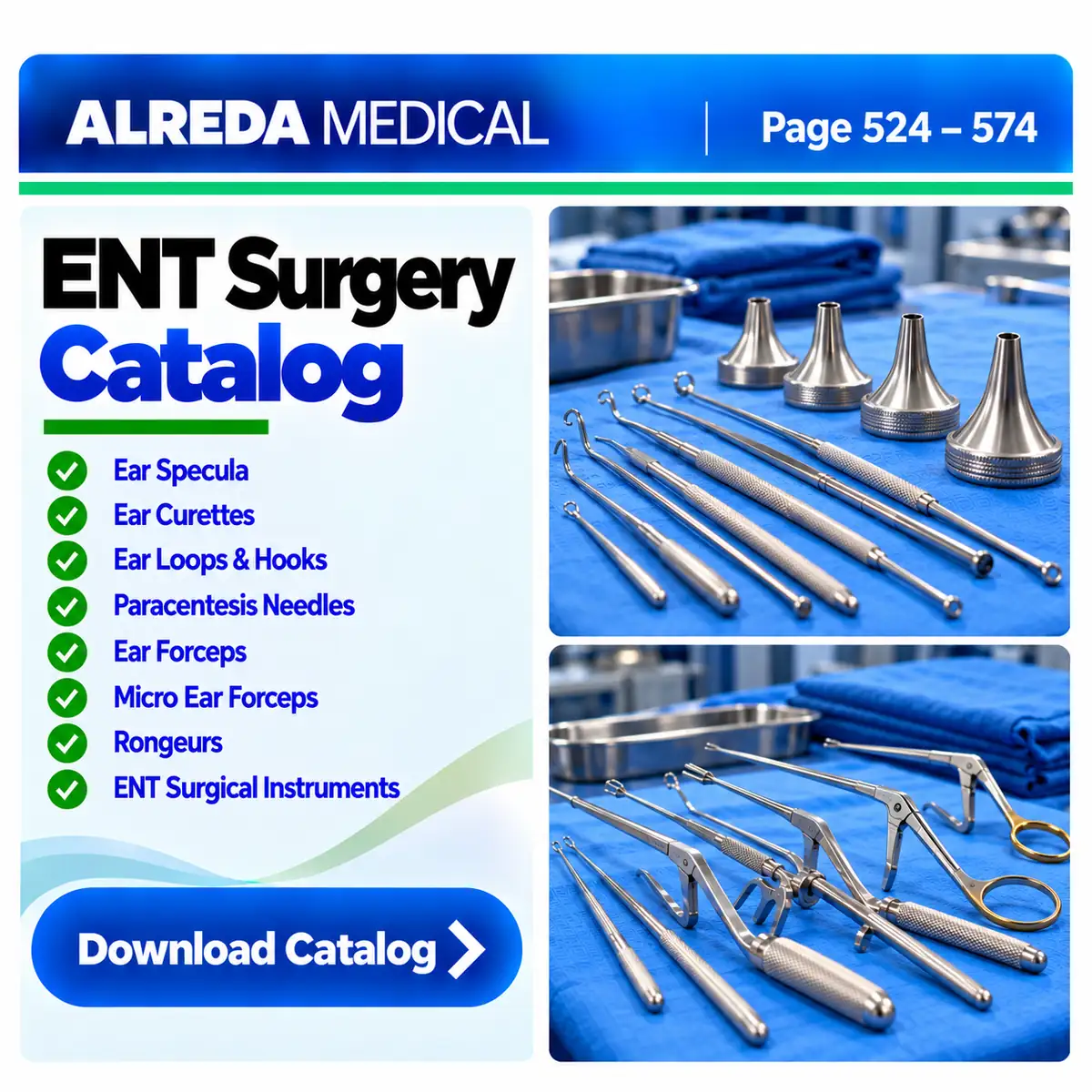 ENT Surgery Instruments ALREDA Catalog