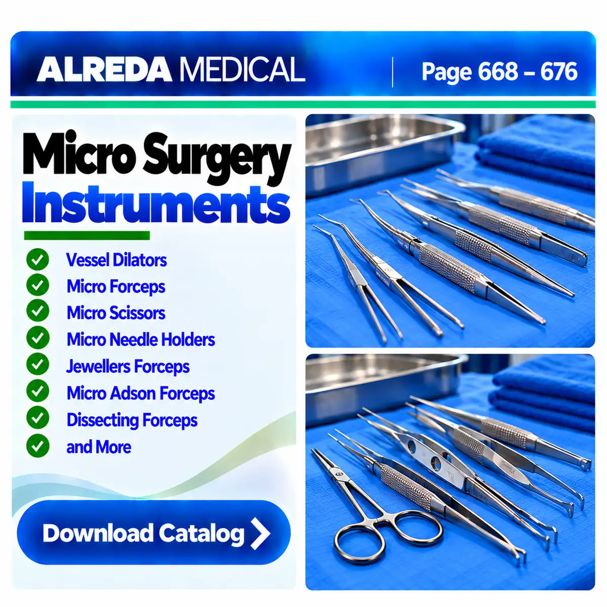 Micro Surgery Instruments ALREDA Catalog