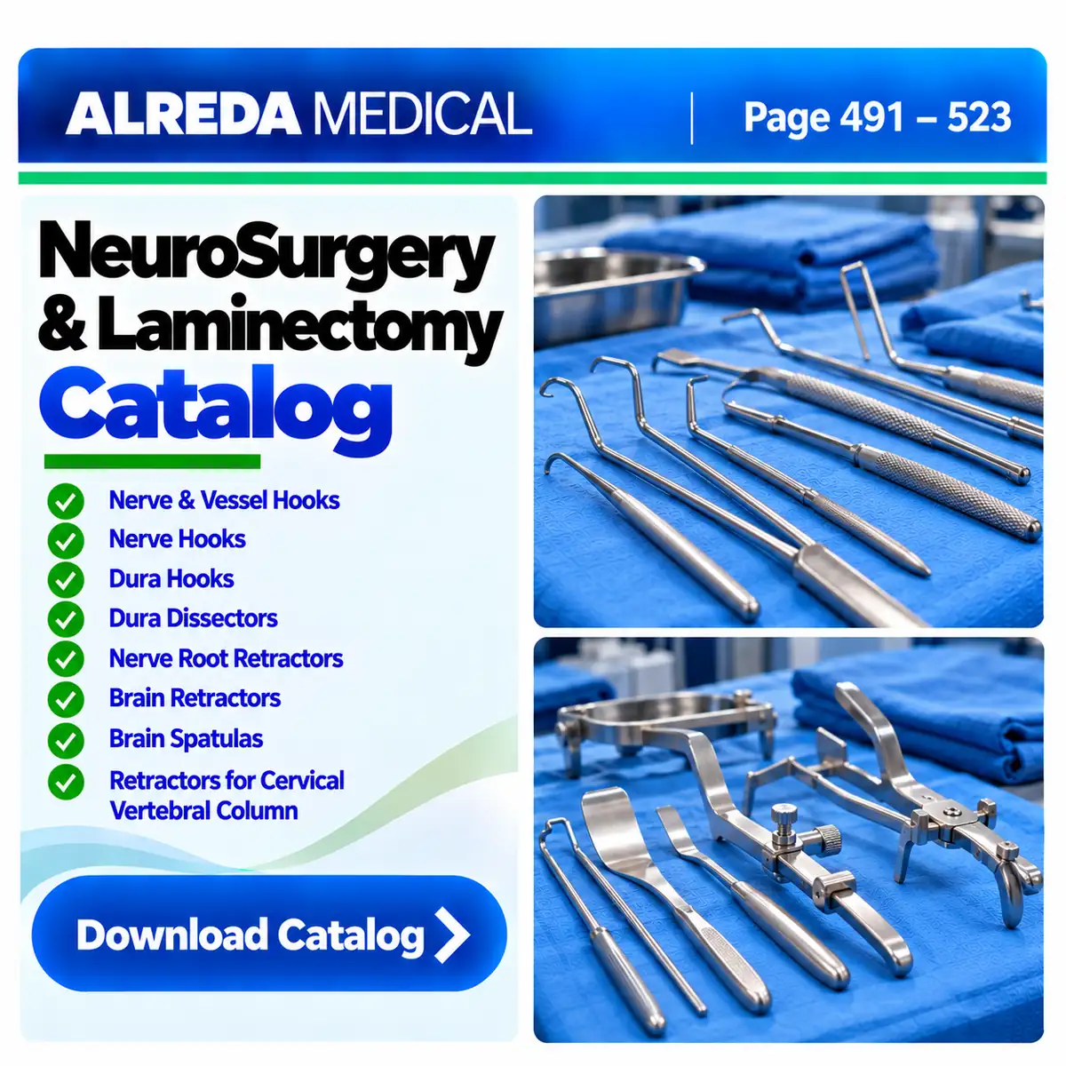 Neuro Surgery Laminectomy ALREDA Catalog