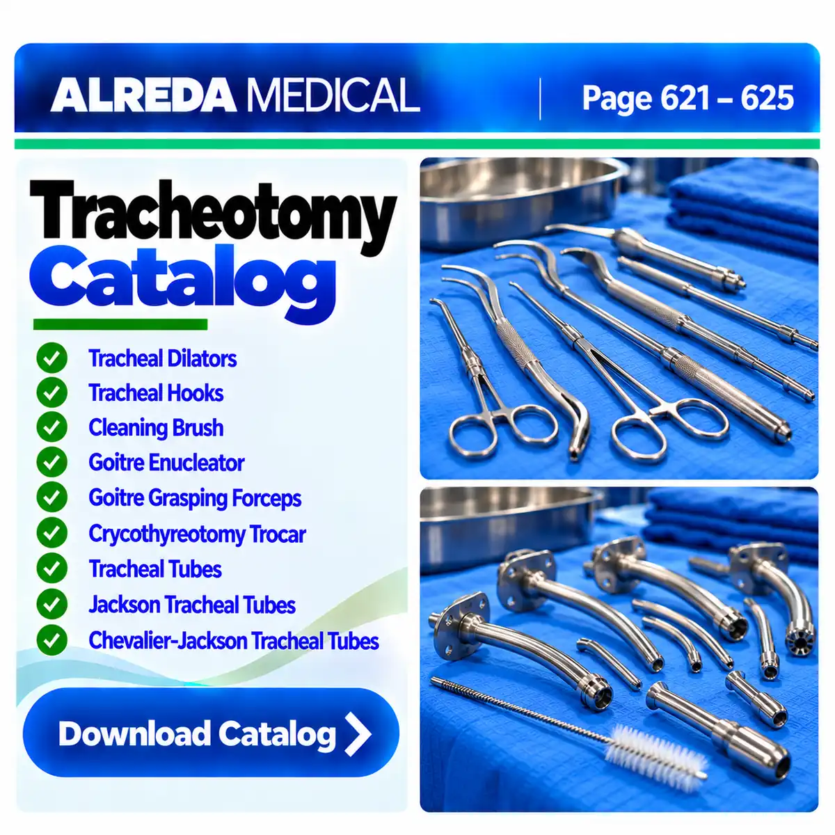Tracheotomy Instruments ALREDA Catalog